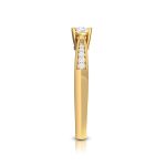 0.32 ct Natural Diamond Solitaire Engagement Wedding Rings 14k Gold - Image 5
