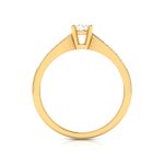 0.32 ct Natural Diamond Solitaire Engagement Wedding Rings 14k Gold - Image 6