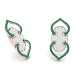 0.53 ct Natural Diamond Earrings 14k Yellow, Rose White Gold - Image 3