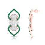 0.53 ct Natural Diamond Earrings 14k Yellow, Rose White Gold - Image 5
