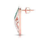 0.50 ct Natural Diamond Earrings 14k Yellow, Rose White Gold - Image 12