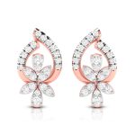 0.54 ct Natural Diamond Earrings 14k Yellow, Rose White Gold - Image 4