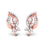 0.54 ct Natural Diamond Earrings 14k Yellow, Rose White Gold - Image 2