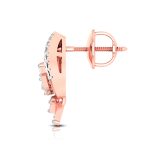 0.54 ct Natural Diamond Earrings 14k Yellow, Rose White Gold - Image 5