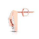 0.62 ct Natural Diamond Earrings 14k Yellow, Rose White Gold - Image 5