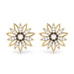 0.54 ct Natural Diamond Earrings 14k Yellow, Rose White Gold