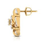 0.79 ct Natural Diamond Earrings 14k Yellow, Rose White Gold - Image 12