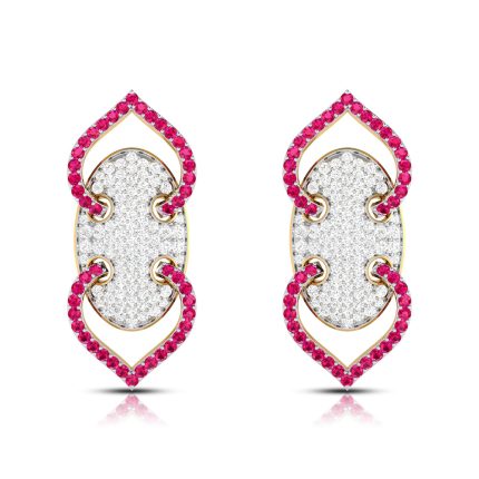 0.53 ct Natural Diamond Earrings 14k Yellow, Rose White Gold