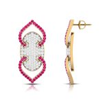 0.53 ct Natural Diamond Earrings 14k Yellow, Rose White Gold - Image 10