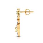 0.62 ct Natural Diamond Earrings 14k Yellow, Rose White Gold - Image 9