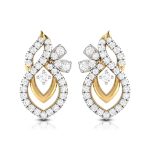 0.77 ct Natural Diamond Earrings 14k Yellow, Rose White Gold