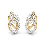 0.77 ct Natural Diamond Earrings 14k Yellow, Rose White Gold - Image 8