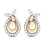 0.50 ct Natural Diamond Earrings 14k Yellow, Rose White Gold
