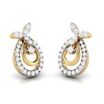 0.50 ct Natural Diamond Earrings 14k Yellow, Rose White Gold - Image 8