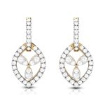 0.75 ct Natural Diamond Earrings 14k Yellow, Rose White Gold