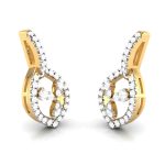 0.75 ct Natural Diamond Earrings 14k Yellow, Rose White Gold - Image 8