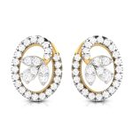 0.62 ct Natural Diamond Earrings 14k Yellow, Rose White Gold