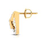 0.62 ct Natural Diamond Earrings 14k Yellow, Rose White Gold - Image 10