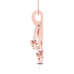 0.70 Ct Natural Diamond Pendants 14k Yellow Rose White Gold - Image 5