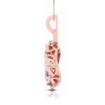 0.86 Ct Natural Diamond Pendants 14k Yellow Rose White Gold - Image 5
