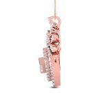 0.63 Ct Natural Diamond Pendants 14k Yellow Rose White Gold - Image 6