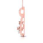 0.77 Ct Natural Diamond Pendants 14k Yellow Rose White Gold - Image 5