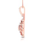 0.80 Ct Natural Diamond Pendants 14k Yellow Rose White Gold - Image 6