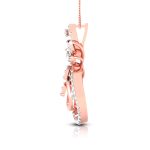 0.66 Ct Natural Diamond Pendants 14k Yellow Rose White Gold - Image 6