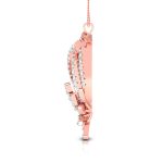 0.66 Ct Natural Diamond Pendants 14k Yellow Rose White Gold - Image 6