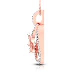 0.53 Ct Natural Diamond Pendants 14k Yellow Rose White Gold - Image 6