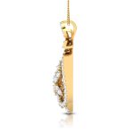 0.78 Ct Natural Diamond Pendants 14k Yellow Rose White Gold - Image 10