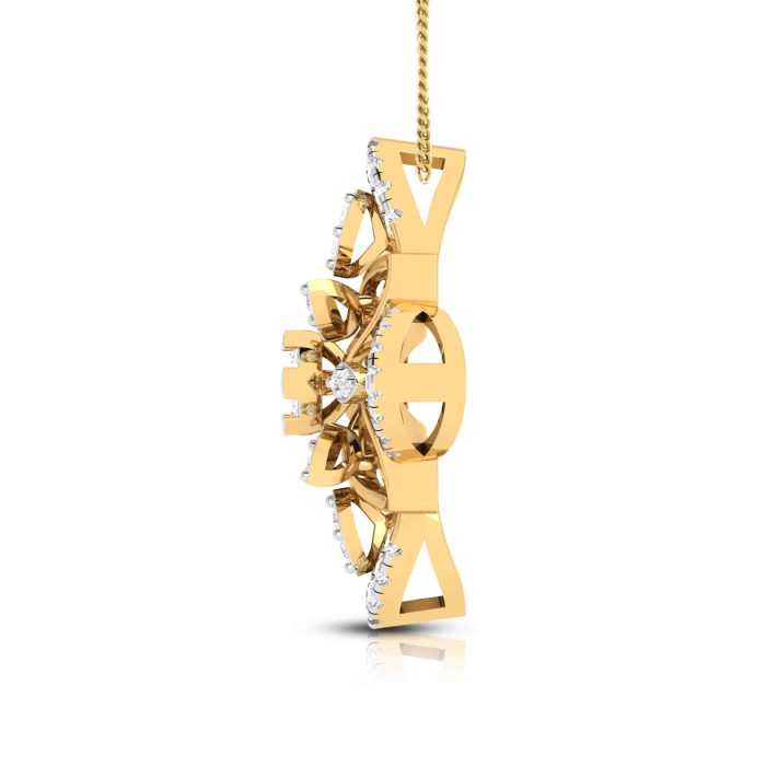 0.51 Ct Natural Diamond Pendants 14k Yellow Rose White Gold - Image 10