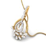 0.51 Ct Natural Diamond Pendants 14k Yellow Rose White Gold - Image 8