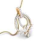 0.70 Ct Natural Diamond Pendants 14k Yellow Rose White Gold - Image 8