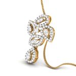 0.68 Ct Natural Diamond Pendants 14k Yellow Rose White Gold - Image 8