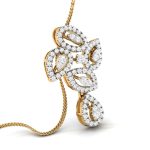 0.68 Ct Natural Diamond Pendants 14k Yellow Rose White Gold - Image 9