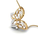 0.52 Ct Natural Diamond Pendants 14k Yellow Rose White Gold - Image 8
