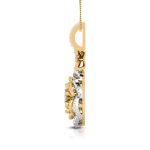 0.88 Ct Natural Diamond Pendants 14k Yellow Rose White Gold - Image 10