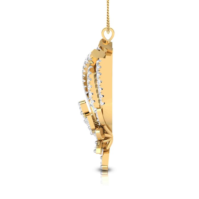 0.66 Ct Natural Diamond Pendants 14k Yellow Rose White Gold - Image 10
