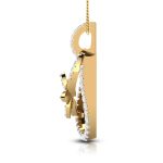 0.53 Ct Natural Diamond Pendants 14k Yellow Rose White Gold - Image 10