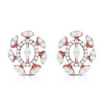 1.02 ct Natural Diamond Earrings 14k Yellow, Rose White Gold - Image 3