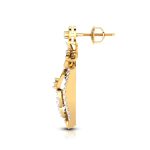 1.12 ct Natural Diamond Earrings 14k Yellow, Rose White Gold - Image 10