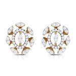 1.02 ct Natural Diamond Earrings 14k Yellow, Rose White Gold