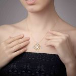 0.51 Ct Natural Diamond Pendants 14k Yellow Rose White Gold - Image 2