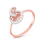 14k Gold 0.06 ct Natural Diamond Rings For Women's Gift Daily Wear - Image 3