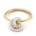 14k Gold 0.06 ct Natural Diamond Rings For Women's Gift Daily Wear - Image 6