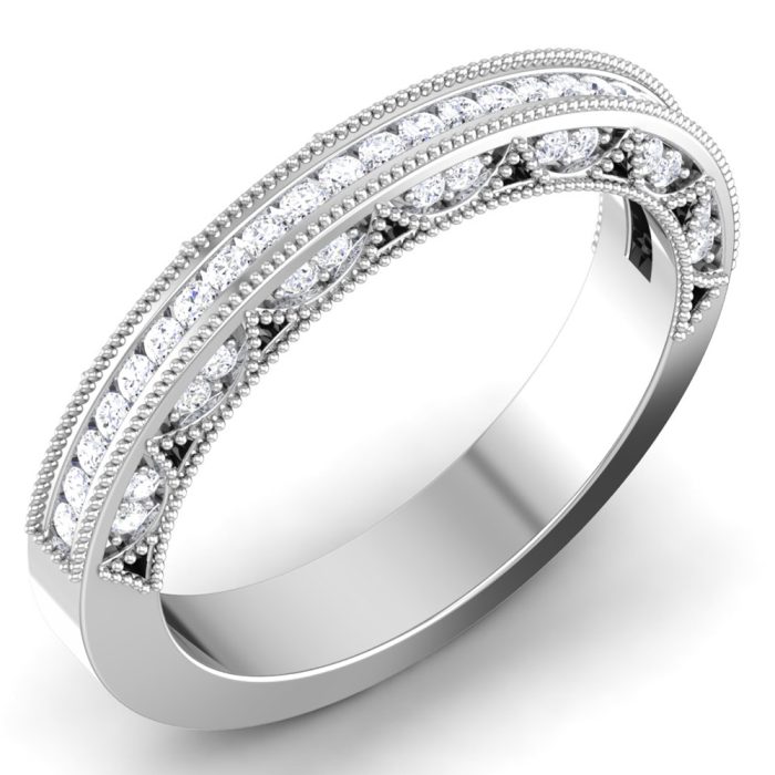 0.40 ct Natural Diamond Engagement Wedding Anniversary Bands 14k Gold - Image 1