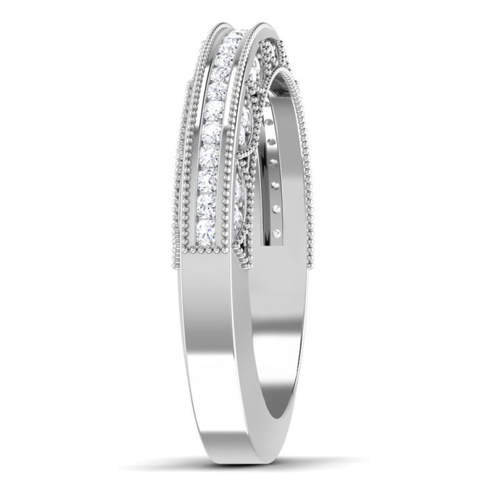 0.40 ct Natural Diamond Engagement Wedding Anniversary Bands 14k Gold - Image 4