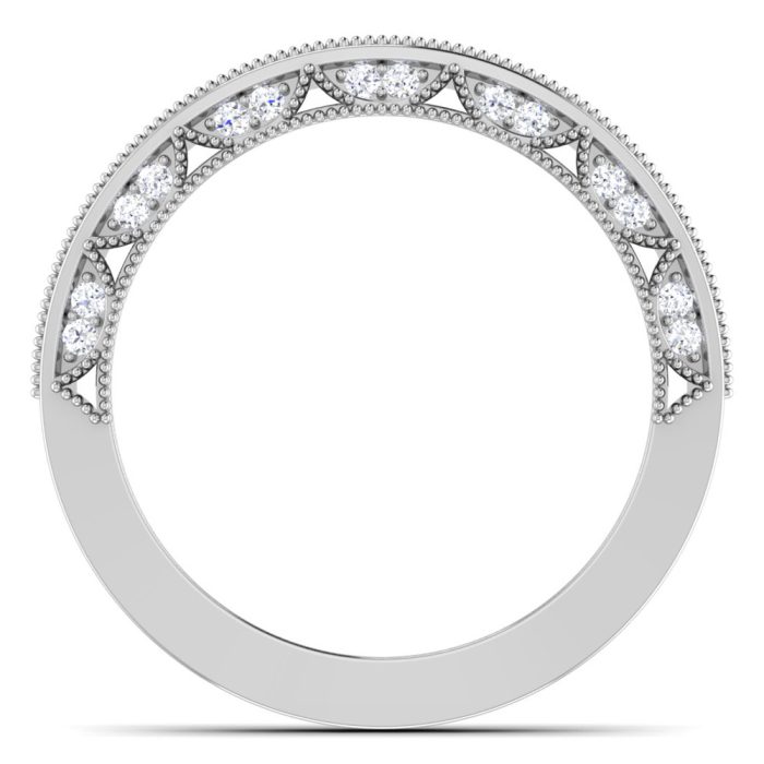 0.40 ct Natural Diamond Engagement Wedding Anniversary Bands 14k Gold - Image 5