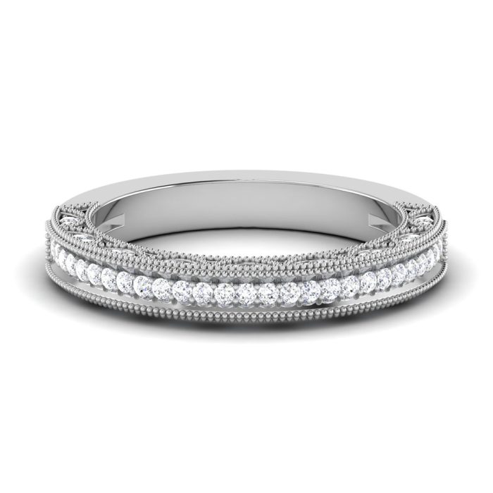 0.37 ct Natural Diamond Engagement Wedding Anniversary Bands 14k Gold - Image 2
